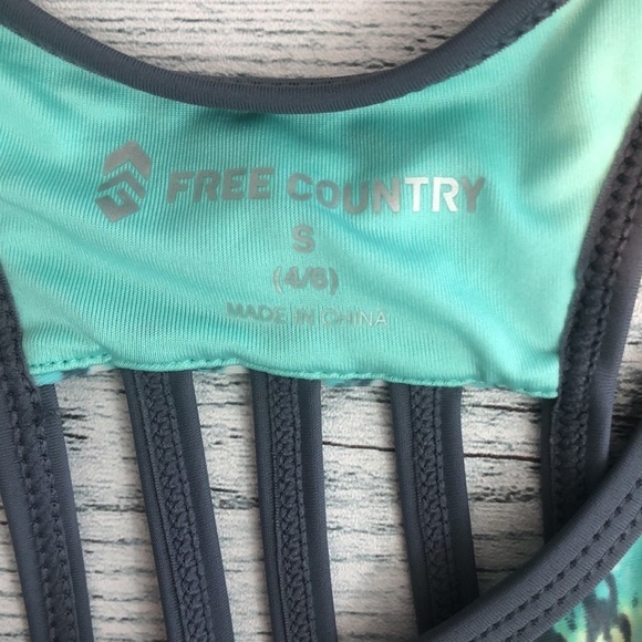 Free Country Tankini Swimsuit Top Small - Picture 6 of 9